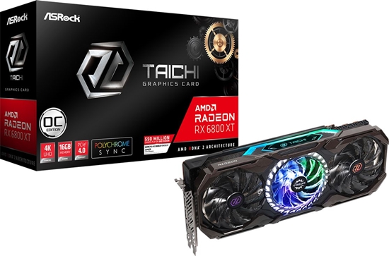Picture of Karta graficzna ASRock Radeon RX 6800 XT Taichi X OC 16G B GDDR6 (RX6800XT TCX 16GO)
