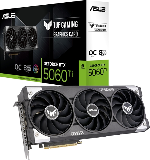 Picture of Karta graficzna Asus TUF GeForce RTX 5060 Ti OC 8GB GDDR7 DLSS4 (TUF-RTX5060TI-O8G-GAMING)