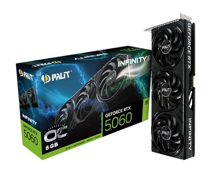 Attēls no Karta graficzna GeForce RTX 5060 INFINITY 3 OC 8GB GDDR7 128bit 3DP/HDMI