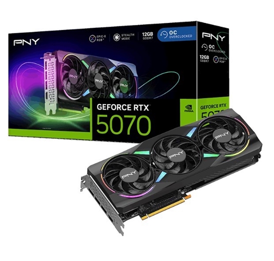 Изображение Karta graficzna GeForce RTX5070 OC ARGB 3F 12GB 192-bit 672GB/s