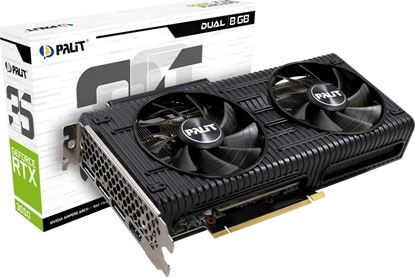 Picture of Karta graficzna Palit GeForce RTX 3050 Dual 8GB GDDR6 (NE63050019P1-190AD)