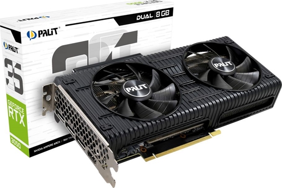 Picture of Karta graficzna Palit GeForce RTX 3050 Dual 8GB GDDR6 (NE63050019P1-190AD)
