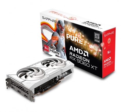 Attēls no Karta graficzna Radeon RX 9060 XT PURE 16GB GDDR6 128bit DP/2HDMI