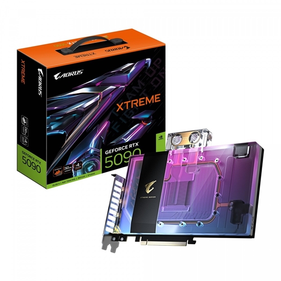 Изображение Karta graficzna GeFroce RTX 5090 AORUS XTREME WATERFORCE WB 32GB 512bit 