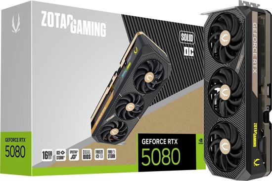 Picture of Karta graficzna Zotac Gaming GeForce RTX 5080 SOLID OC 16GB GDDR7 (ZT-B50800J-10P)