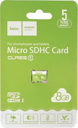 Attēls no Karta Hoco MicroSDHC 8 GB Class 10  (6957531085799)