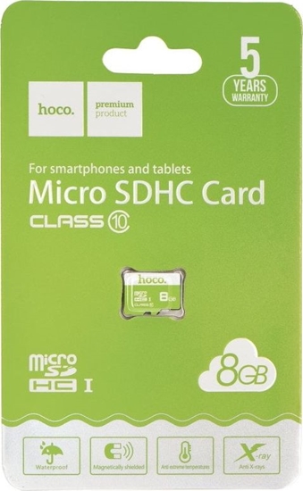 Изображение Karta Hoco MicroSDHC 8 GB Class 10  (6957531085799)