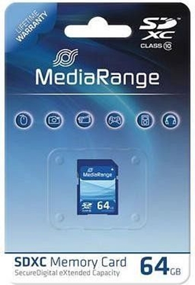 Picture of Karta MediaRange MR965 SDXC 64 GB Class 10  (MR965)