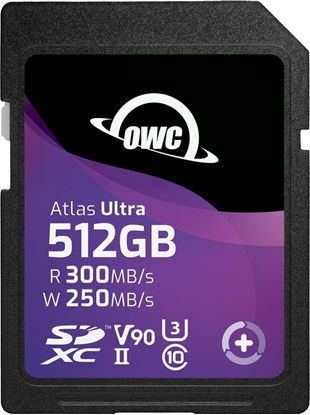 Attēls no Karta OWC Atlas Ultra SDXC 512 GB Class 10 UHS-II/U3 V90 (OWCSDV90U0512)