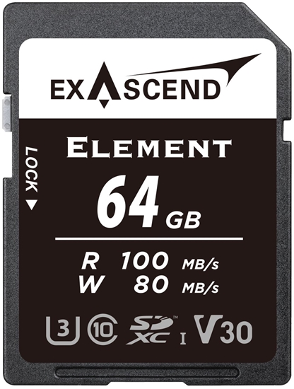 Изображение Karta pamici ExAscend Element UHS-I V30 64GB