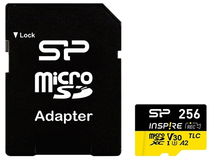 Picture of Karta pamięci microSDXC Inspire 256GB UHS-I U3 A2 V30 4K TLC