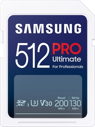 Picture of Karta Samsung Pro Ultimate SDXC 512 GB UHS-I U3 V30 (MB-SY512S/WW)