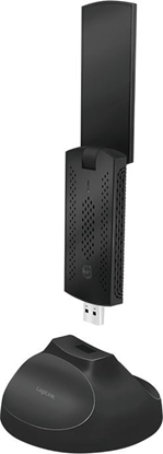 Attēls no Karta sieciowa LogiLink LogiLink WLAN USB3.0 Adapter 1900Mbps,2T2R, w/base