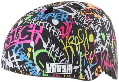 Picture of Kask dziecicy juniorski KRASH STREET WRITER POP 2D roz. M YOUTH FS 8+ (54-58 cm) (NEW 2025)