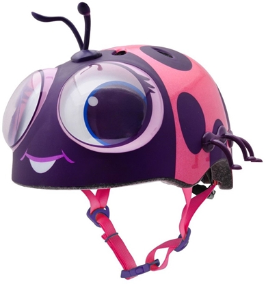 Picture of Kask dziecicy juniorski RASKULLZ GOOGLY LADY BUG pink roz. XS TOODLER FS 3+ (48-52 cm) (NEW)
