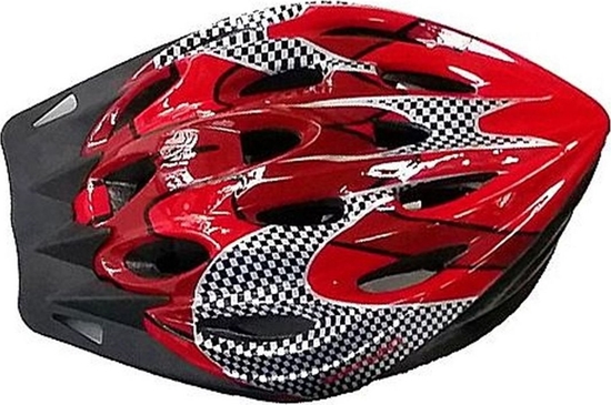 Picture of Kask rowerowy regulowany SPARTAN MTB Czerwony r. S