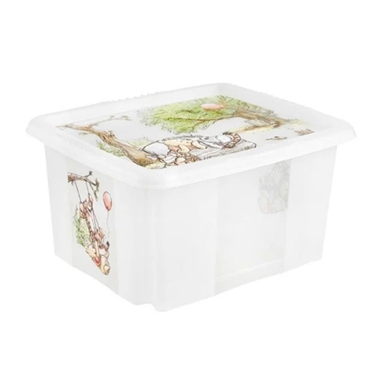 Picture of Kaste ar vāku 24l winnie the pooh 42.5x35.5x22.5cm caurspīdī