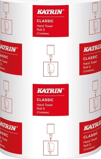 Picture of Katrin Håndklæderulle Classic S 1-lag 205 mm x116 m uden Hylse Uperforeret,12 rl/krt
