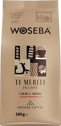 Picture of Kawa mielona Woseba Kawa WOSEBA TI MERITI, CREMA E AROMA, mielona, 500g