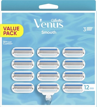 Picture of Gillette Wymienne gowice maszynki do golenia Gillette Venus Smooth, 12 szt.