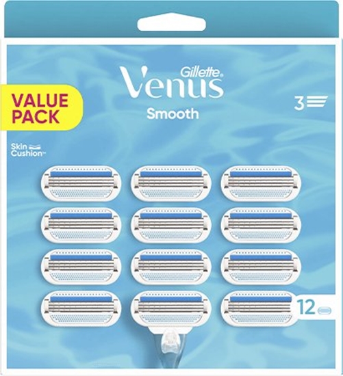 Picture of Gillette Wymienne gowice maszynki do golenia Gillette Venus Smooth, 12 szt.
