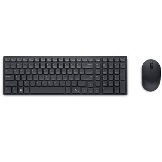Изображение Dell | Silent Keyboard and Mouse | KM555 | Keyboard and Mouse Set | Wireless | US International (QWERTY) | Black | 2.4 GHz, Bluetooth 5.1 | Wireless connection