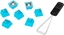 Изображение KEYBOARD ACC KEYCAPS GAMING/BLUE 519U1AA#ABA HYPERX