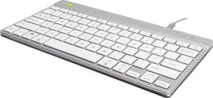 Attēls no KEYBOARD COMPACT BREAK ENG/WHITE RGOCOUSWDWH R-GO TOOLS