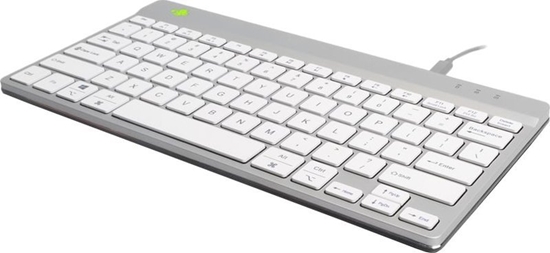 Picture of KEYBOARD COMPACT BREAK ENG/WHITE RGOCOUSWDWH R-GO TOOLS