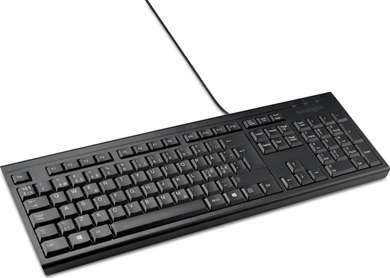 Picture of Klawiatura Kensington KB100 EQ* klawiatura Dom/Biuro USB QWERTY Skandynawia Czarny