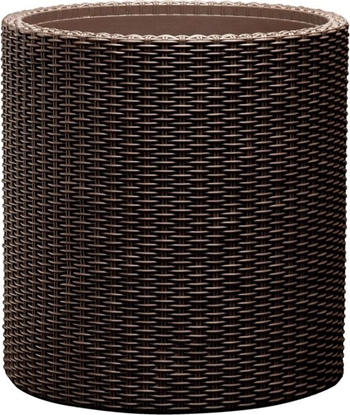 Изображение Keter Large Cylinder Planter brzowa