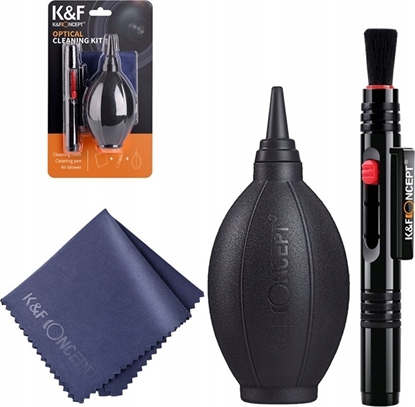 Изображение Kf Zestaw Czyszczcy Do Optyki / Aparatu / Kamery / 3w1 K&f Concept / Sku.1694