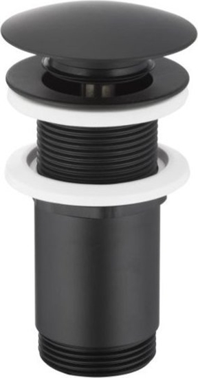 Picture of KFA SPUST UMYWALKOWY TYPU KLIK-KLAK, DUY BEZ PRZELEWU, CZARNY