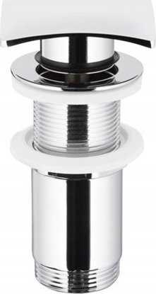 Attēls no KFA SPUST UMYWALKOWY TYPU KLIK-KLAK, DUY KWADRATOWY BEZ PRZELEWU, CHROM