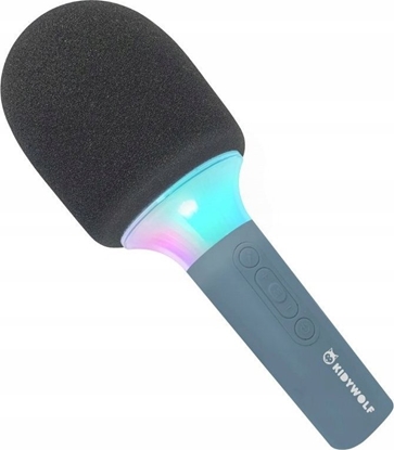Attēls no Kidywolf Microphone Bluetooth with Light blue