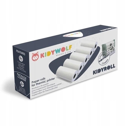 Picture of Kidywolf Paper Rolls for thermic printer 5 pcs.