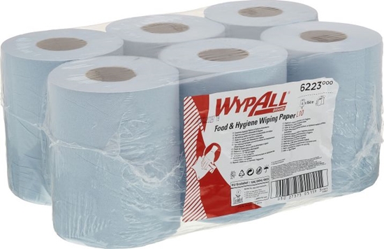 Picture of Kimberly-Clark Wypall Reach - Higieniczne rczniki papierowe w rolce z centralnym odwijaniem - Niebieskie