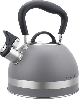 Attēls no KingHoff CZAJNIK 1,8L Z GWIZDKIEM KINGHOFF KH-1851 SZARY