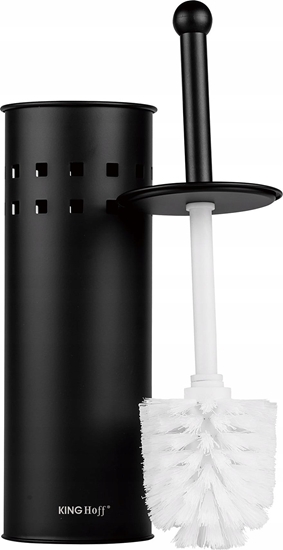 Picture of KingHoff SZCZOTKA DO WC Z POJEMNIKIEM KINGHOFF KH-1812