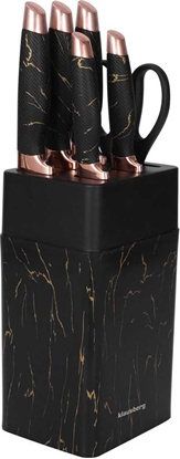 Attēls no KingHoff ZESTAW NOY KUCHENNYCH W STOJAKU Z OSTRZAK KINGHOFF KH-7770