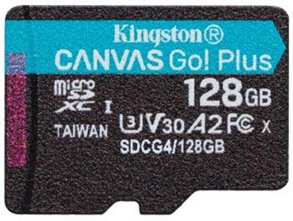 Picture of Atmiņas karte Kingston  Canvas Go Plus G4 MicroSDXC 128GB