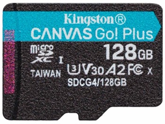 Picture of Atmiņas karte Kingston  Canvas Go Plus G4 MicroSDXC 128GB