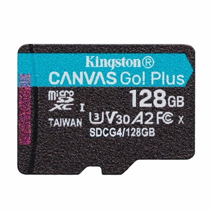 Picture of Atmiņas karte Kingston  Canvas Go Plus G4 MicroSDXC 128GB