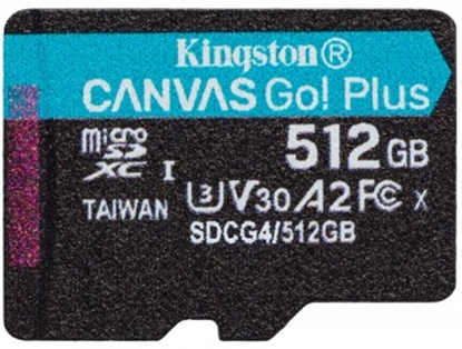 Picture of Atmiņas karte Kingston  Canvas Go Plus G4 MicroSDXC 512GB