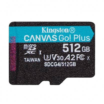 Picture of Atmiņas karte Kingston  Canvas Go Plus G4 MicroSDXC 512GB