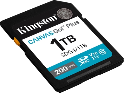 Picture of Karta Kingston Canvas Go! Plus (Gen4) SDXC 1 TB Class 10 UHS-I/U3 V30 (SDG4/1TB)