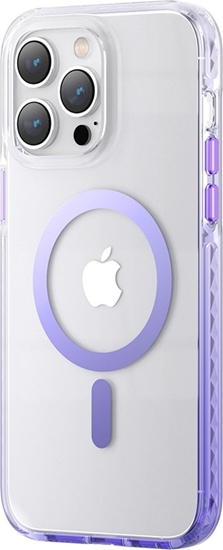 Изображение Kingxbar Kingxbar PQY Ice Crystal Series magnetyczne etui iPhone 14 Plus MagSafe fioletowe