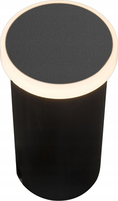 Picture of Kinkiet Azzardo Azzardo Alf Round AZ4463 kinkiet lampa cienna 1x3W LED 3000K czarny/biay