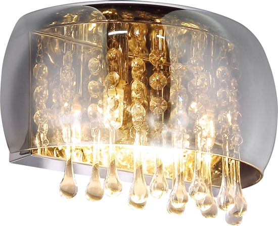 Изображение Kinkiet Globo Kinkiet cienny dymiony Globo KALLA hotelowy 15809W