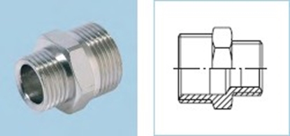 Picture of Kisan Nypel wkrtny 1/2x3/4" 36.50.22